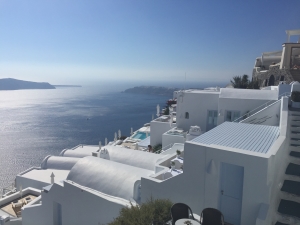 mode de vie fit shanna santorini cliffs