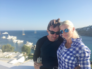 mode de vie fit shanna mykonos blu hotel villa balcony and view