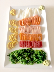 mode de vie fit shanna sashimi platter at home