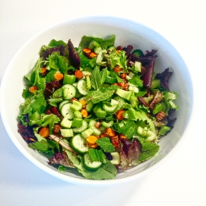 mode de vie fit shanna detox salad with mint recipe