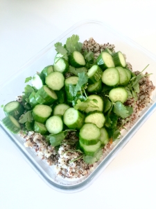 mode de vie fit shanna quinoa healthy cucumber salad