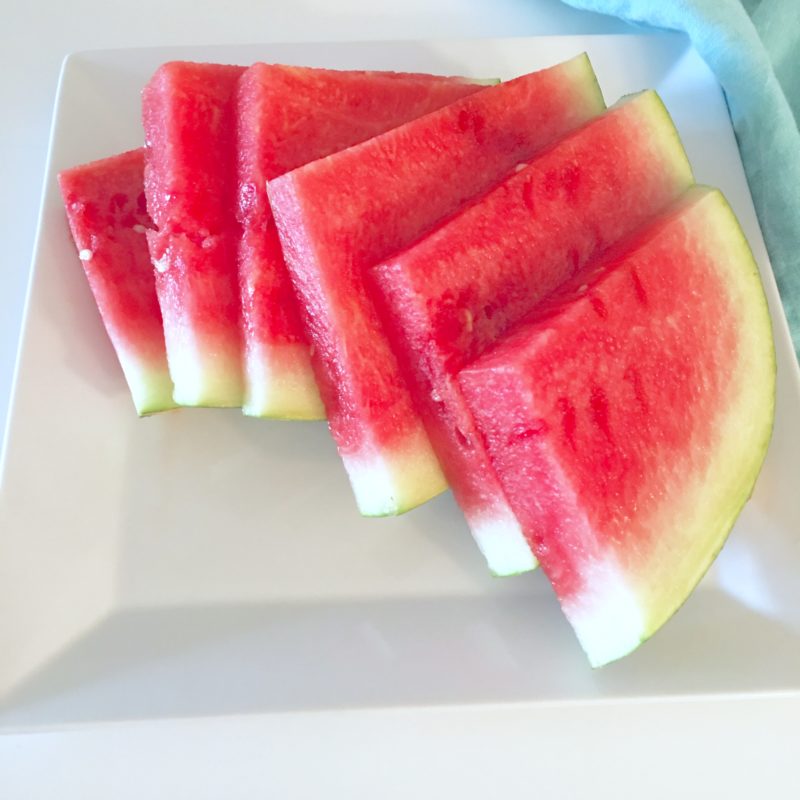 mode de vie fit watermelon slices