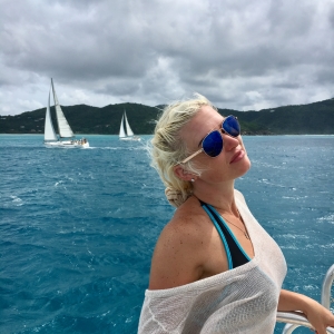 mode de vie fit shanna us virgin islands boat trip