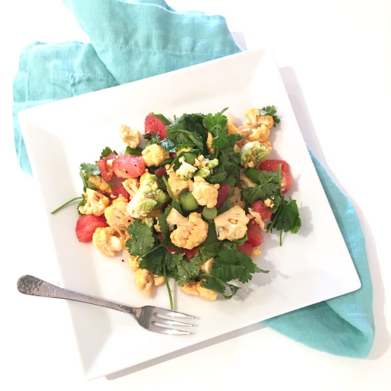 mode de vie fit shanna vegan cauliflower recipe